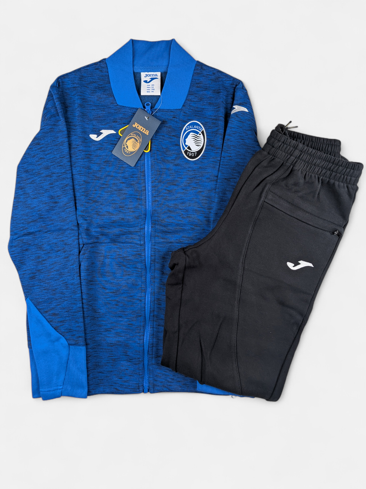 JOMA Mens 2019-20 Atalanta Joma Presentation Tracksuit / BNWT / Blue / RRP £80