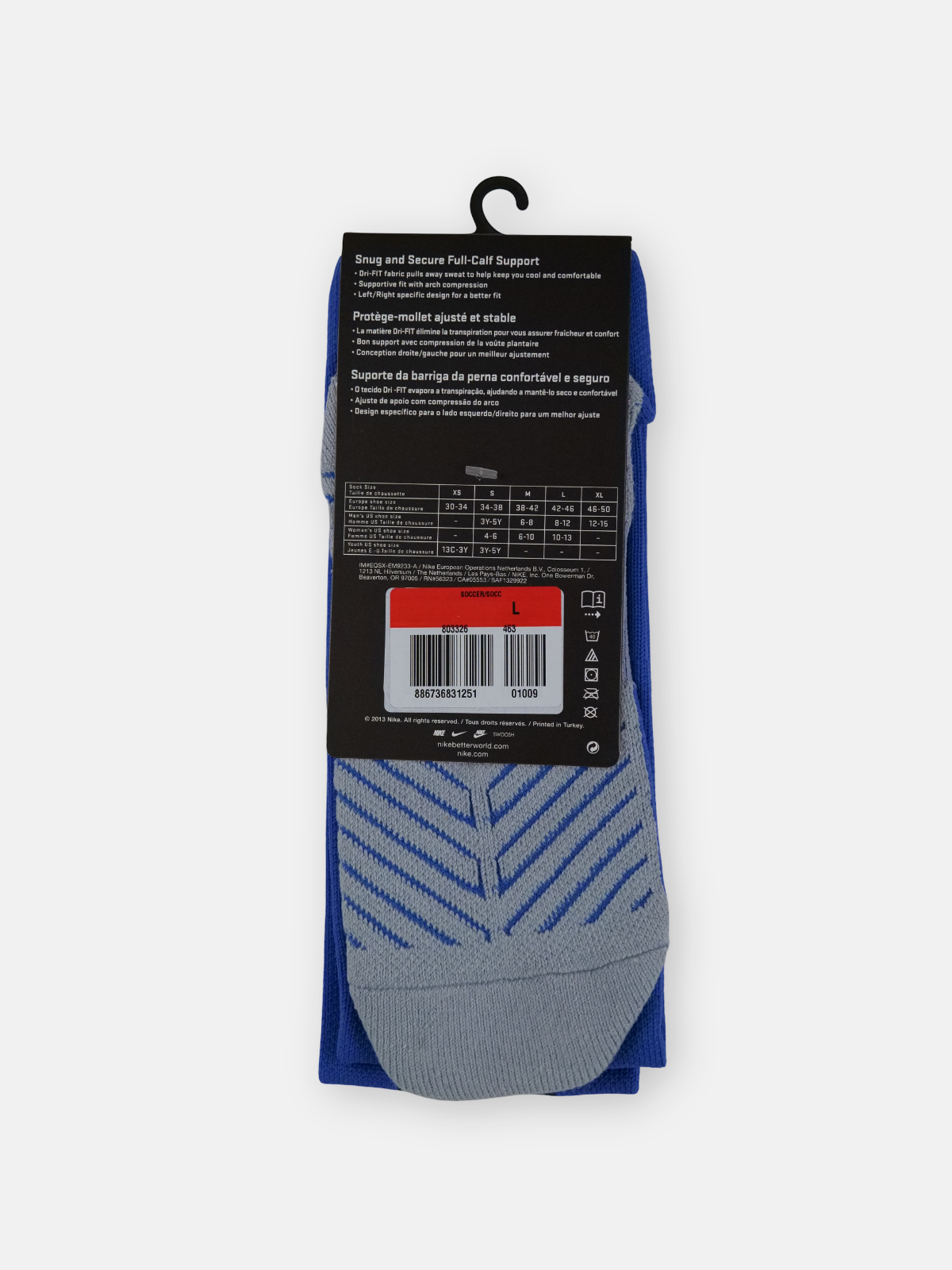Nike Mens 2015-16 Leyton Orient Away Football Socks / Blue / RRP £14.99