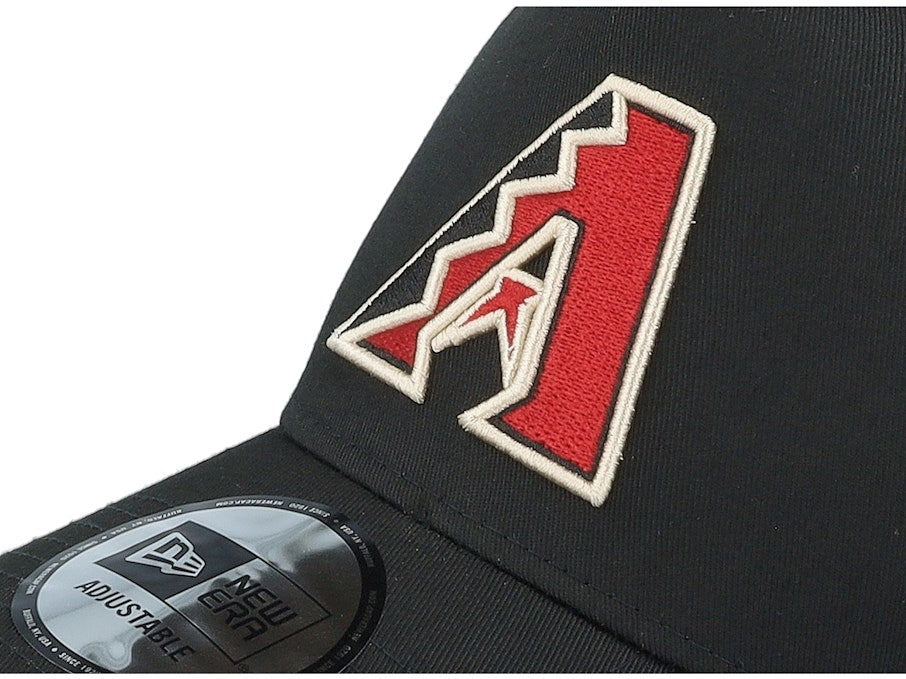 New Era Arizona Diamondbacks Patch 9FORTY A-Frame Adjustable Cap /Black/RRP £30