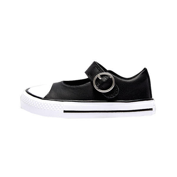 Converse Toddler All Star Mary Jane Slip On Trainers / Black White / RRP £32