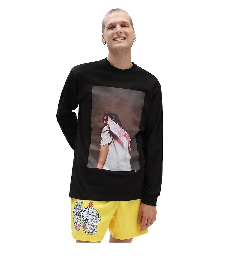 Vans Mens Pride LS T-Shirt / Angel Black / RRP £40