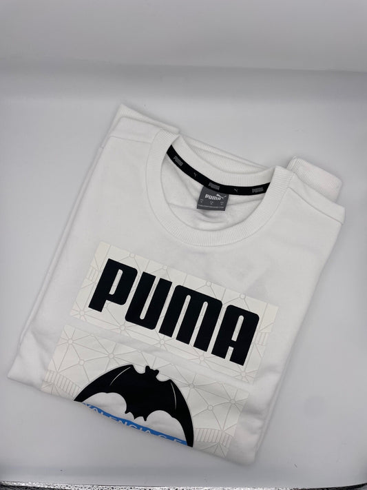 Puma 2020-21 Valencia Graphic Sweat Top / BNWT / White / RRP £45