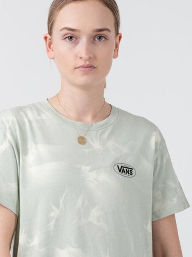 Vans Womens Reflectionz T-Shirt / Celadon Green / Water Wash / RRP £30