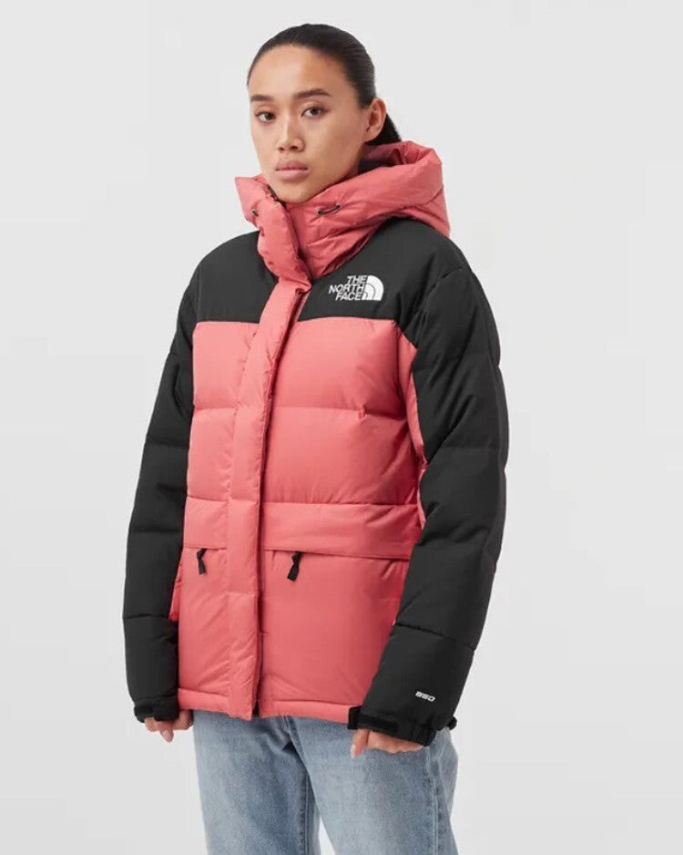 The North Face Womens Pink Black Himalayan Down Parka Jacket / RRP £360