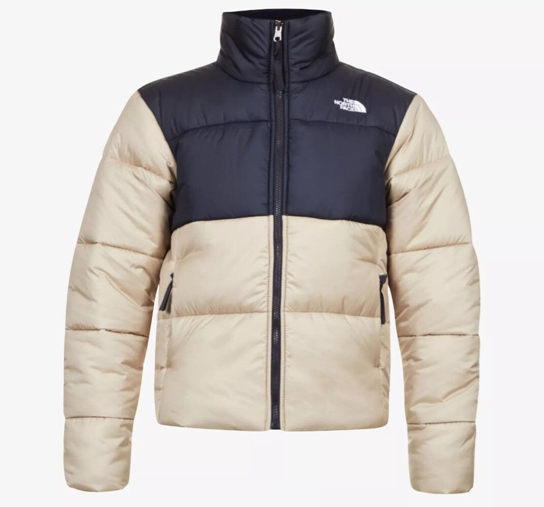 The North Face Womens Beige Navy Saikuru Puffer Jacket / RRP £215