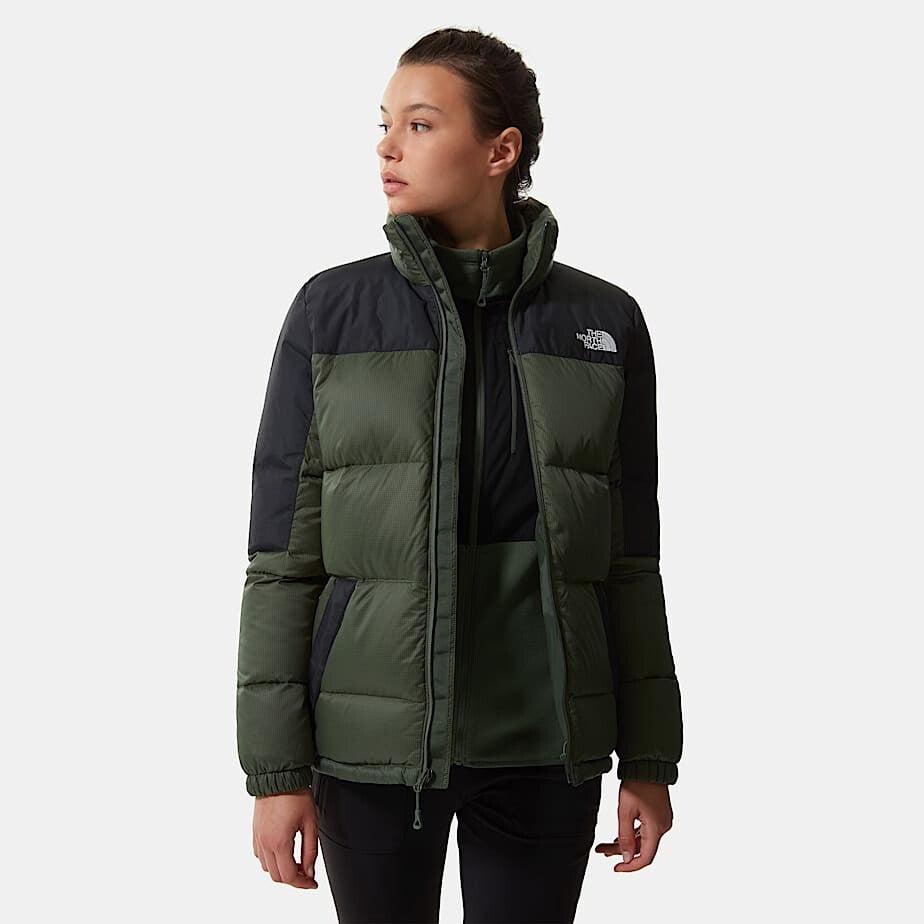 The North Face Womens Diablo Down Puffer Jacket / Thyme Green / RRP £300