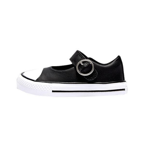 Converse Toddler All Star Mary Jane Slip On Trainers / Black White / RRP £32
