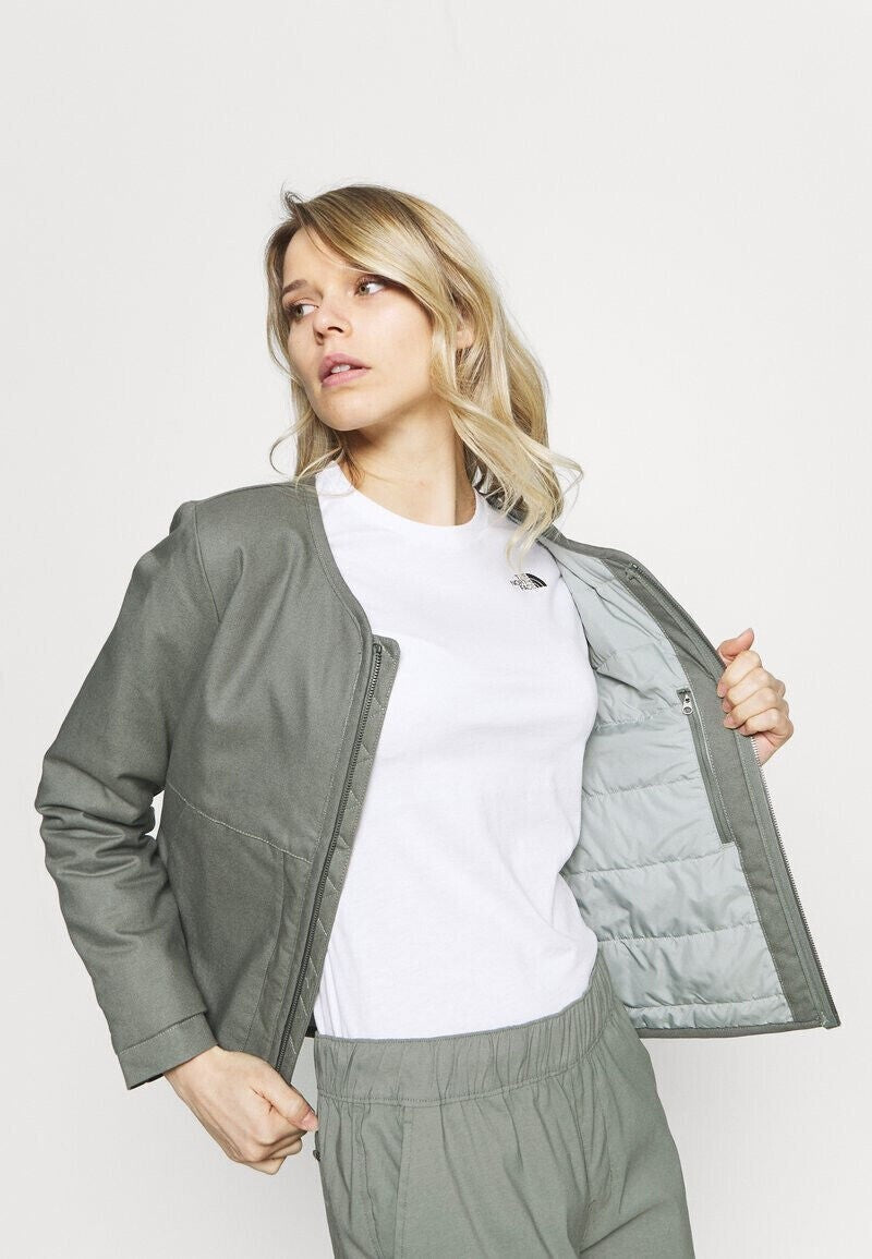 The North Face Women’s Rostoker Jacket – Agave Green, Insulated Outerwear