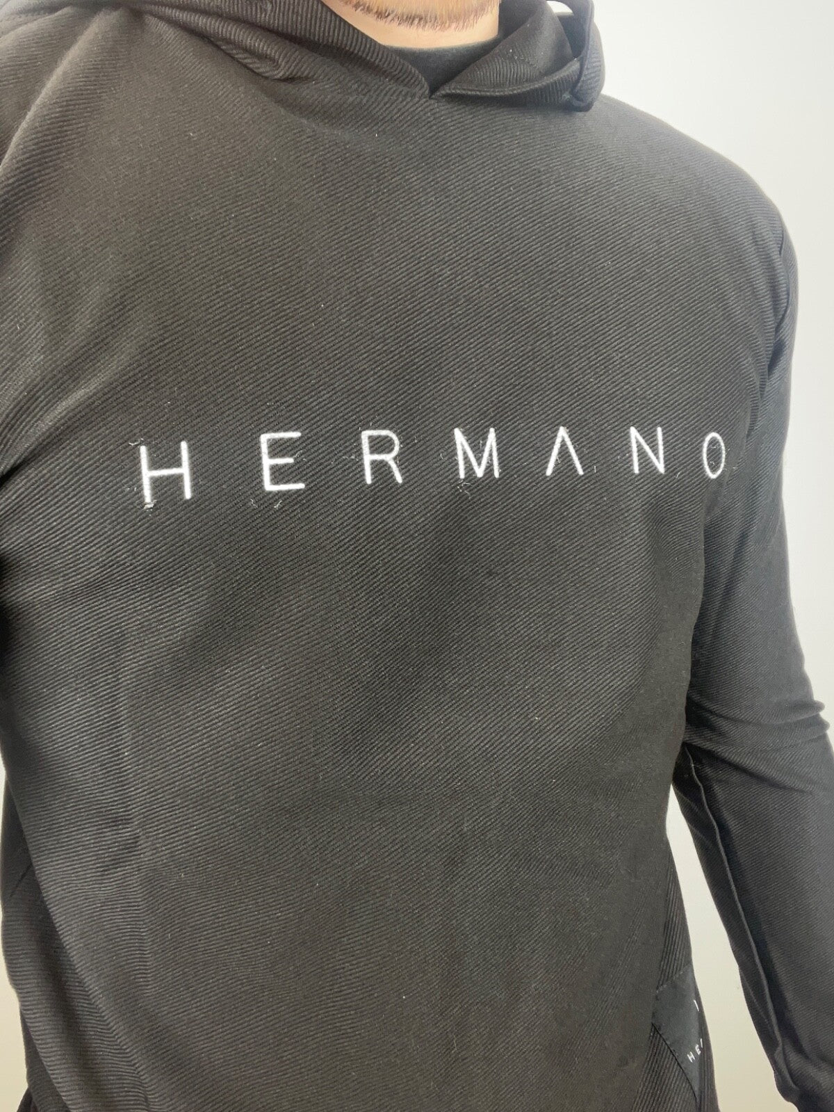 Hermano Core Logo Hoodie / BNWT / Black / RRP £35