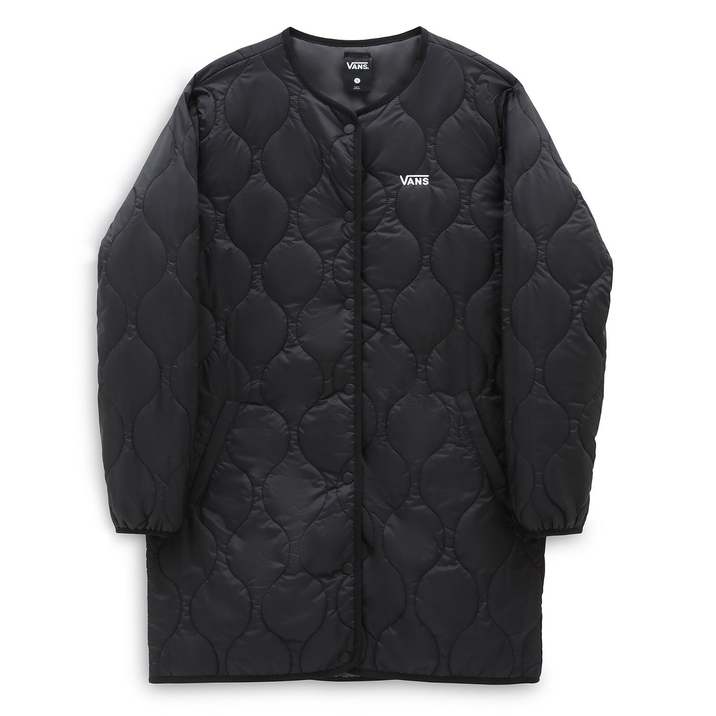 Vans Womens Long Reversible Quilted Jacket / Black / RRP £95