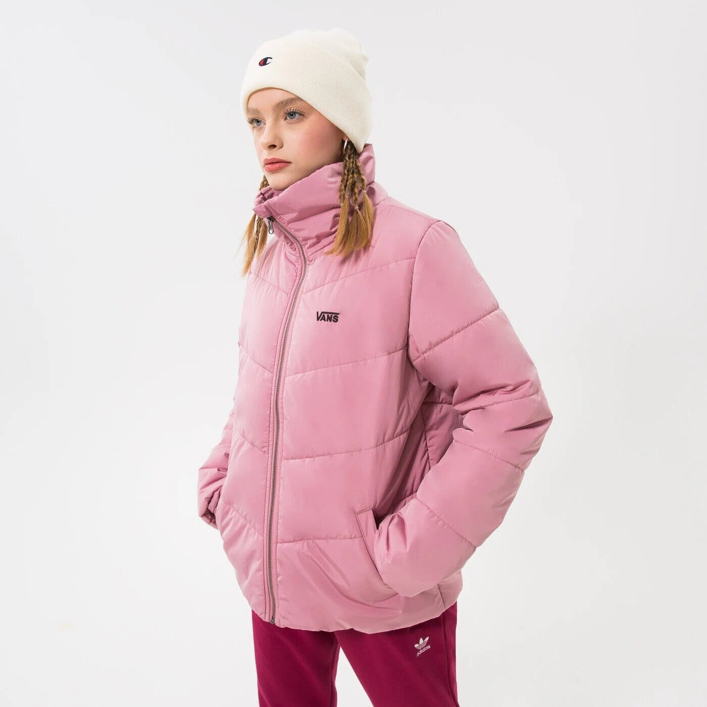 Vans Womens Foundry MTE Puffer Jacket / Pink / RRP £110