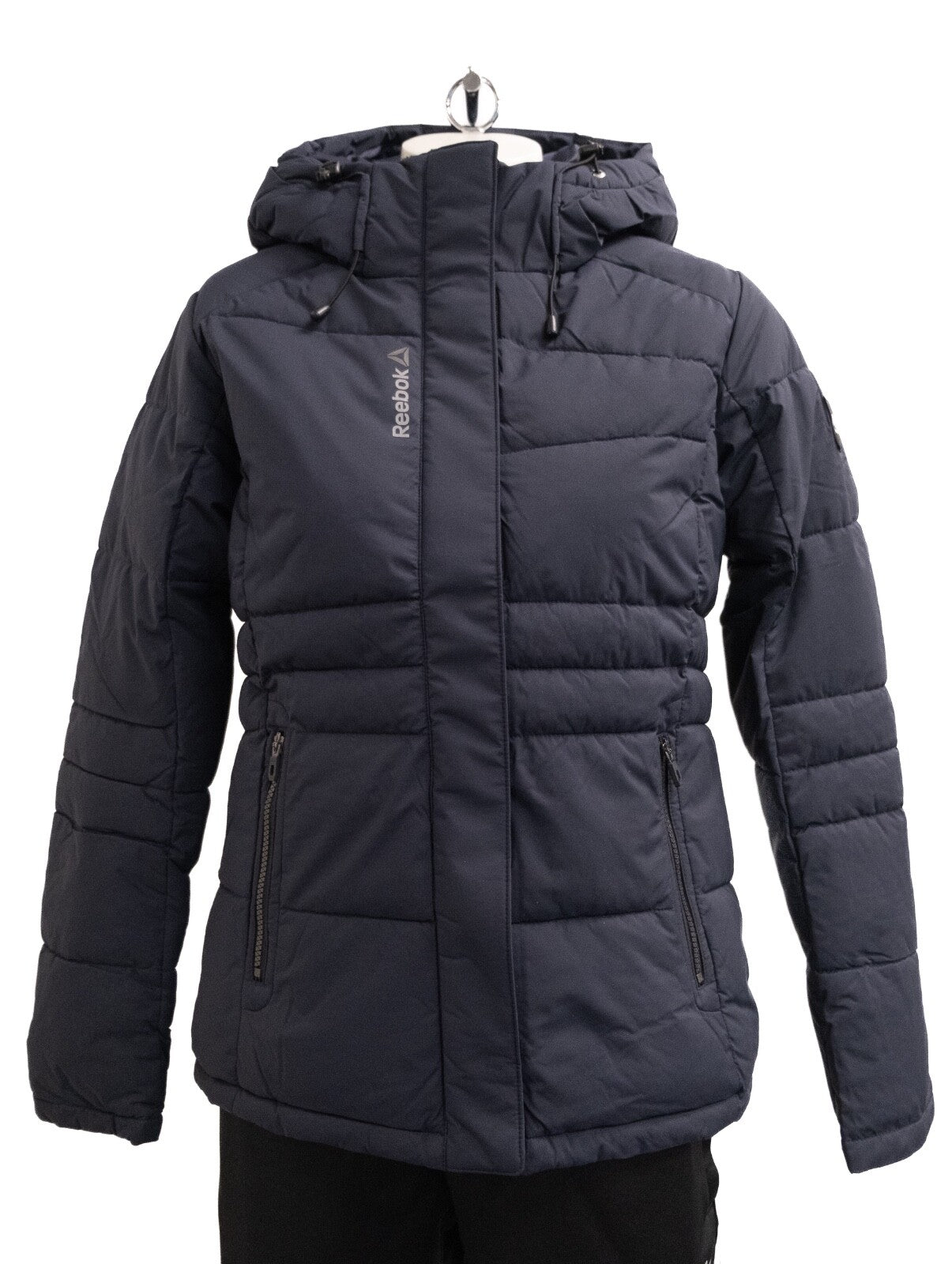 Reebok Womens Q4 Heat Suit Puffer Jacket & Trousers Set / BNWT / Navy / RRP £80