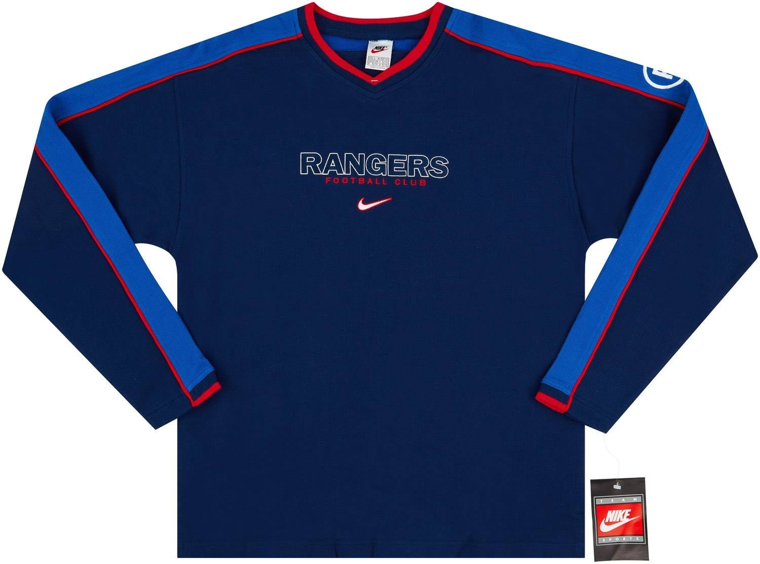 Nike Mens 1997-99 Rangers Nike Training Top / Navy / RRP £99.99