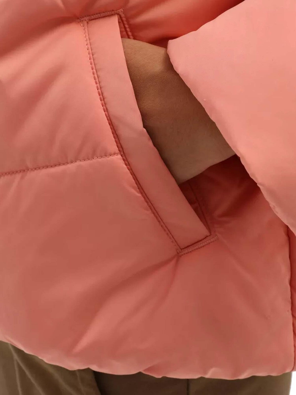 Vans Womens Foundry V Puffer Jacket / Terra Cotta Pink / RRP £100