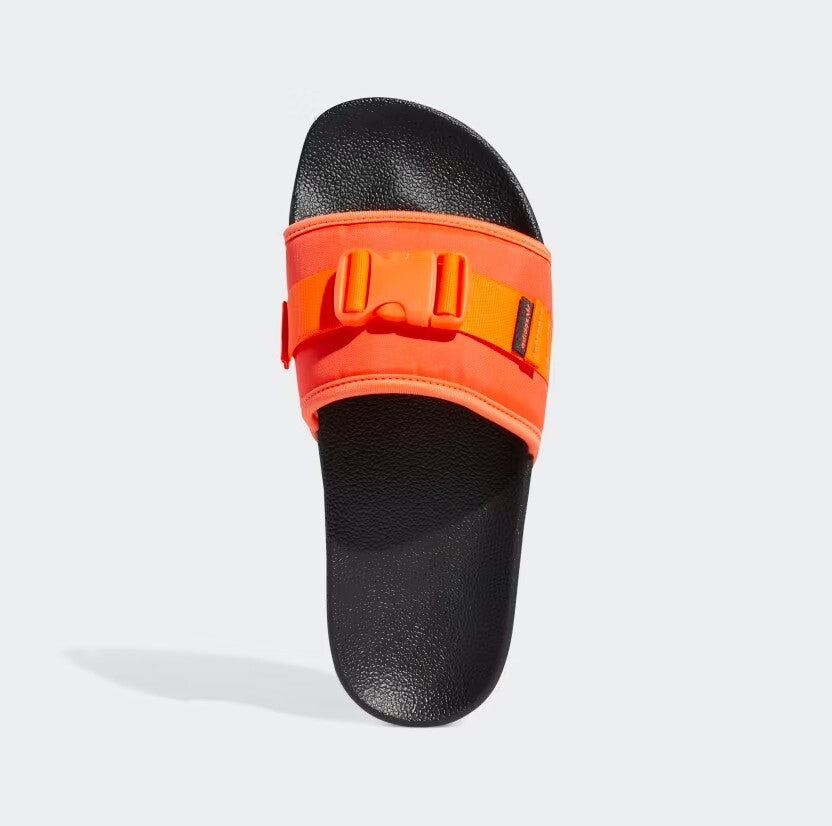 Adidas Womens Pouchylette Slides / Red Black / RRP £68