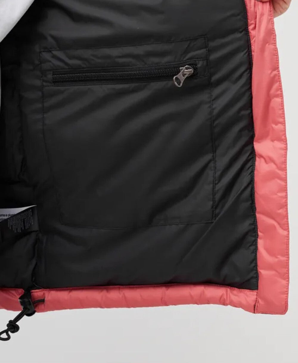 The North Face Womens Pink Black Himalayan Down Parka Jacket / RRP £360