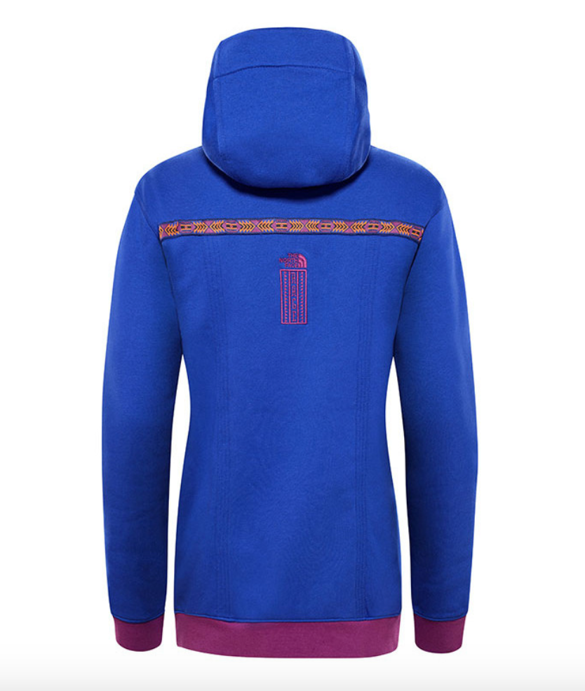 The North Face Womens 92 Rage Fleece Hoodie / Aztec Blue / RRP £115