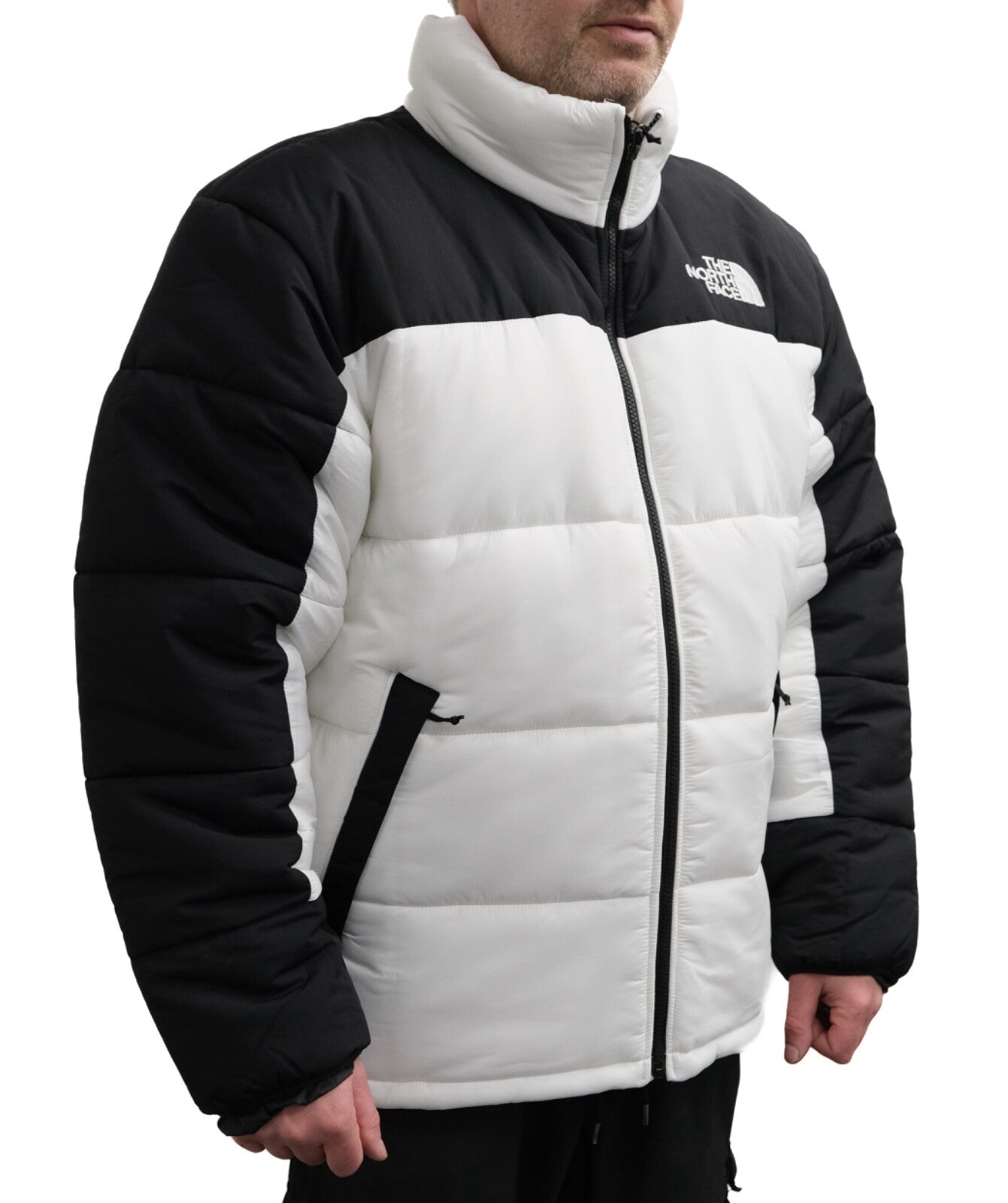 The North Face Mens Himalayan Parka Puffer / Black White / RRP £360