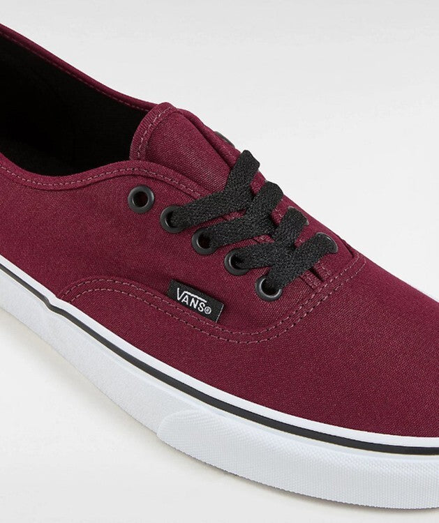 Vans Unisex Authentic Low Trainers / Red Port Black / RRP £57