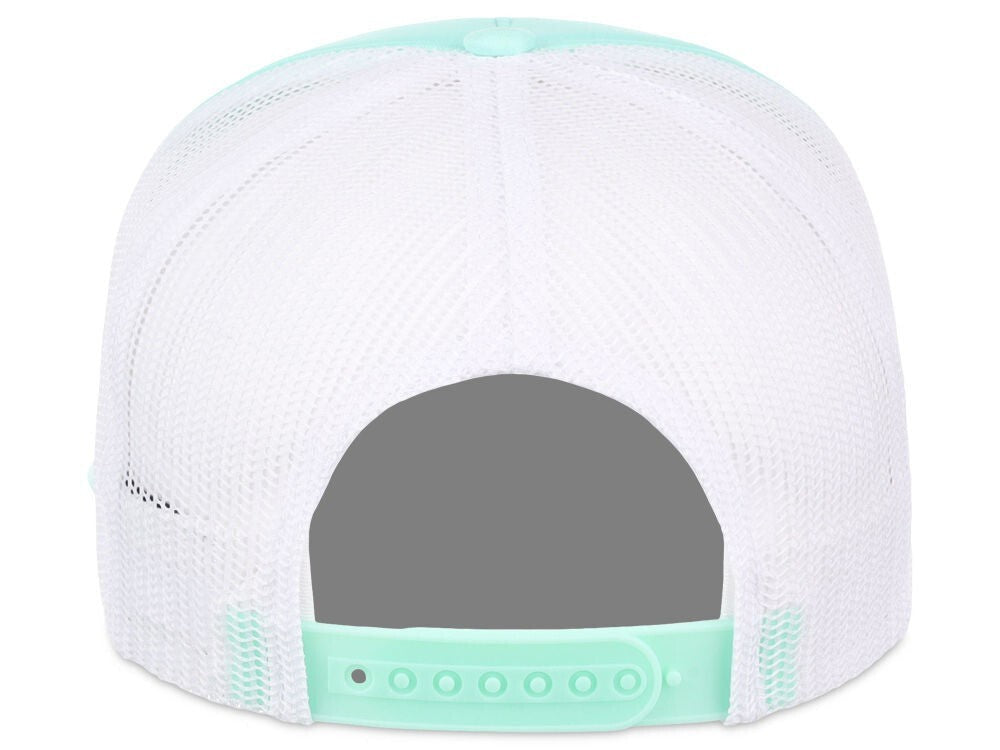 Unisex Screen Foam Trucker Hat / Laurel Green White / £20