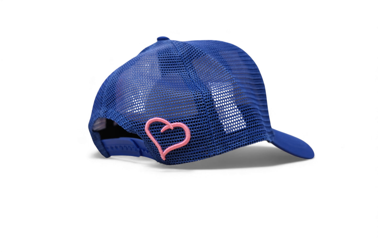Fresh Ego Kid Script Trucker Cap / Blue White Pink / RRP £35