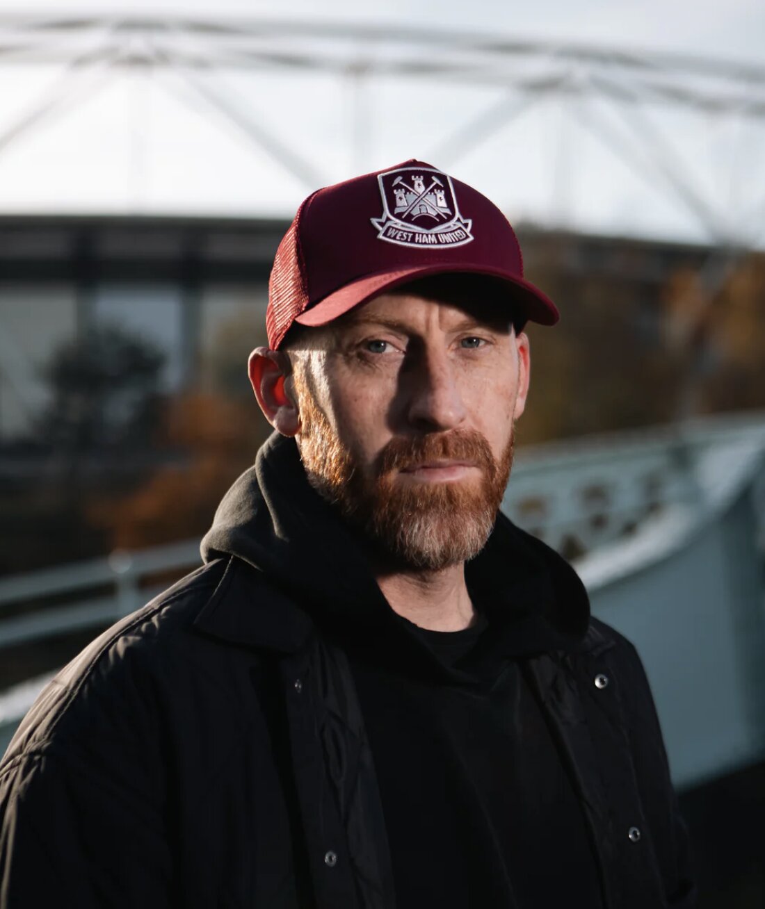 Fresh Ego Kid West Ham Retro Trucker Cap / Burgundy White / RRP £35