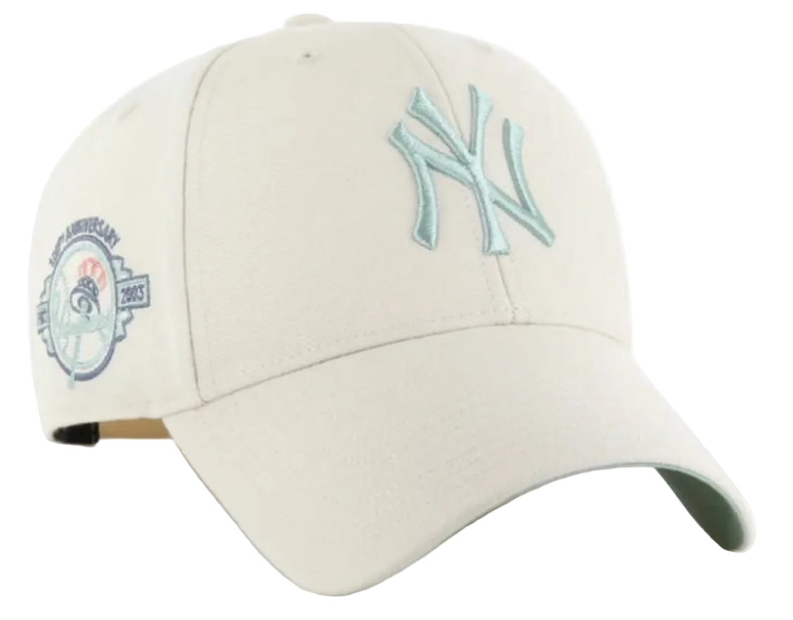 47 New York Yankees Beige Snapback Cap / Beige Eucalyptus / RRP £30