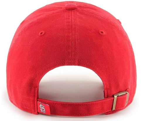 47 Brand Adult St. Louis Cardinals Unstructured Clean Up Dad Cap / Red / RRP £28