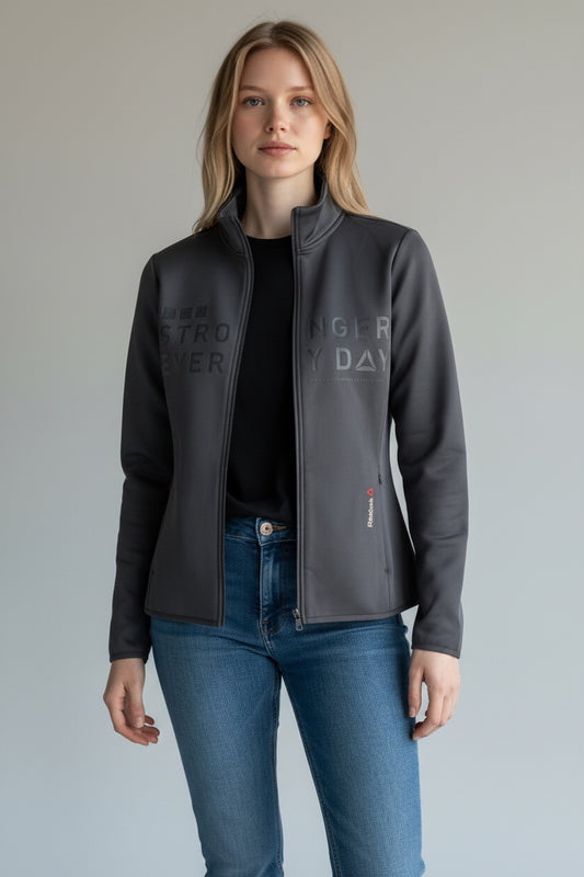 Reebok Womens One Series Winter Warm Track Jacket / BNWT / Black / RRP £70