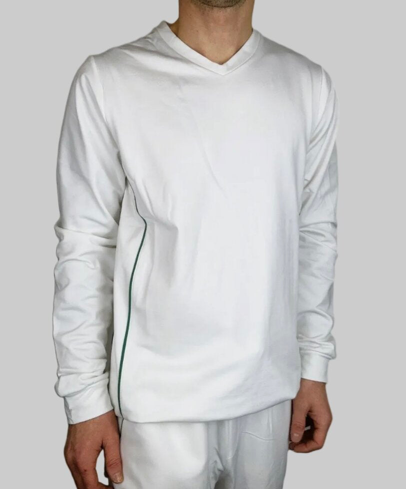 Castore Mens Cricket White Pullover Jumper / White / RRP £60