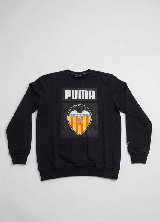 Puma 2020-21 Valencia Core Graphic Sweat Top / Mens / Black / RRP £45