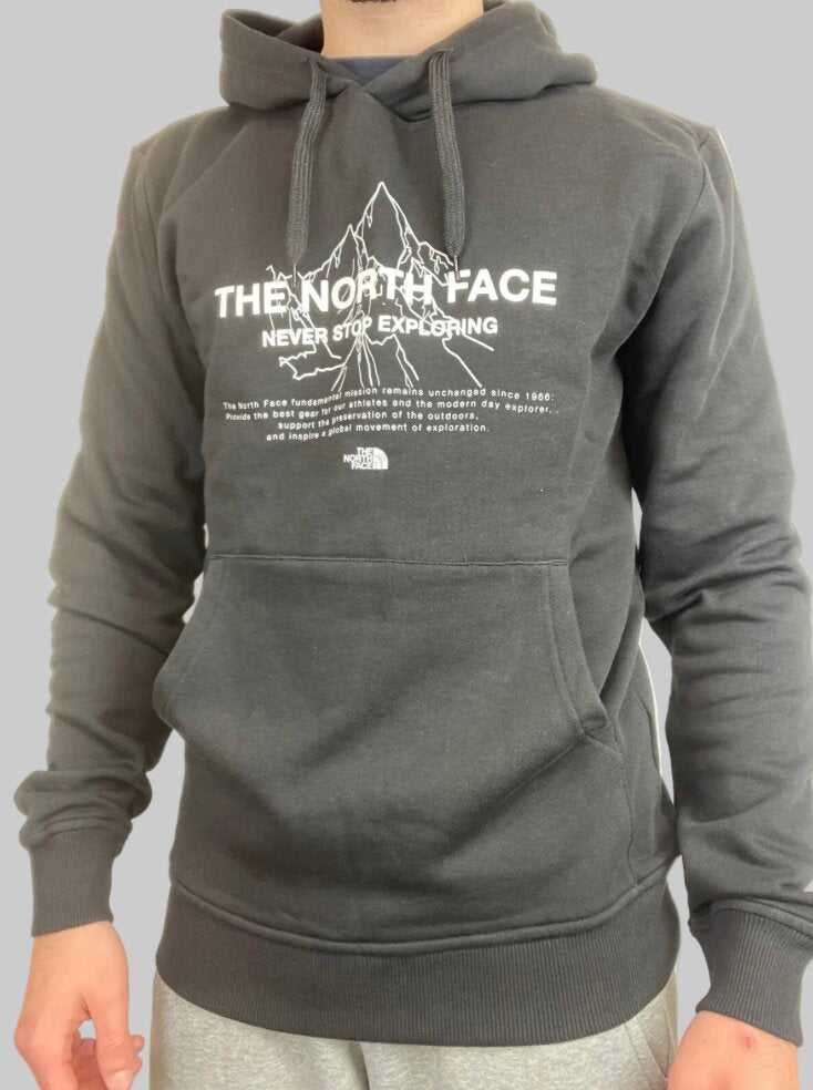 The North Face Mens Front Peak Hoodie / Black / RRP £70