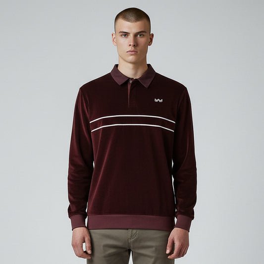 Rey Royal Button Velour Polo