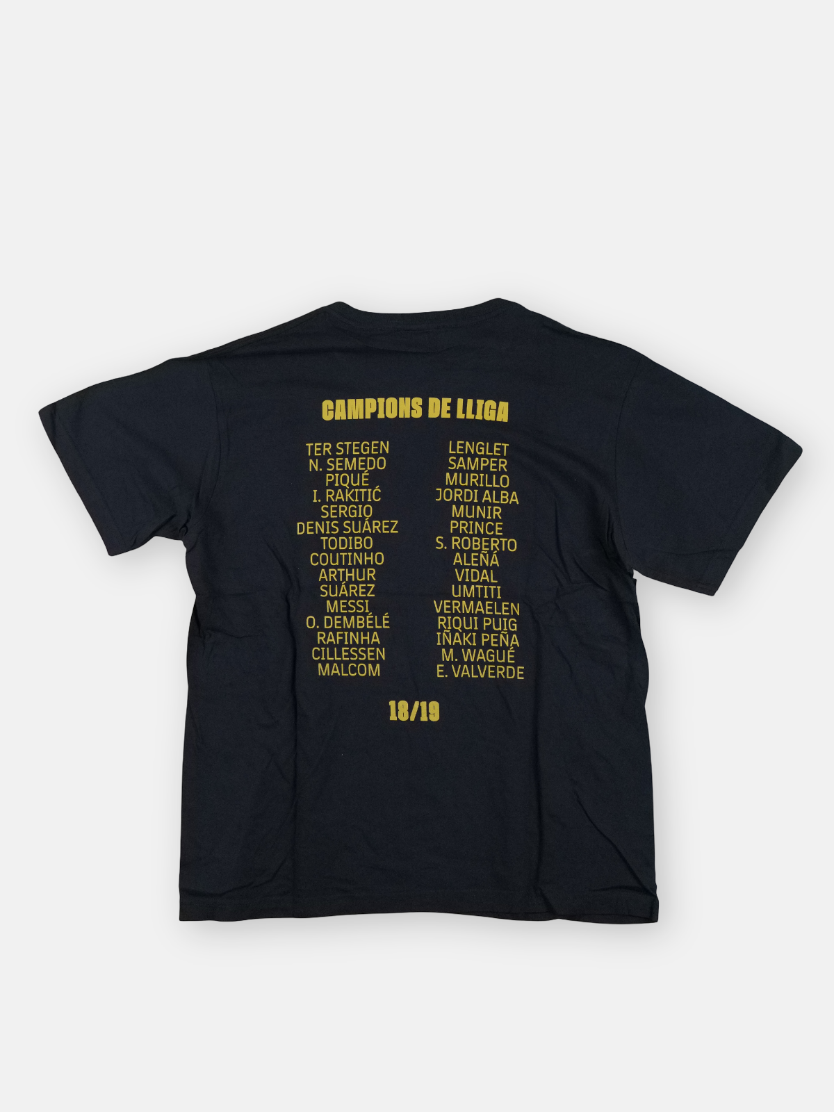 Own Brand Mens 2018-19 Barcelona Winners Football T-Shirt / Navy / RRP £22.99