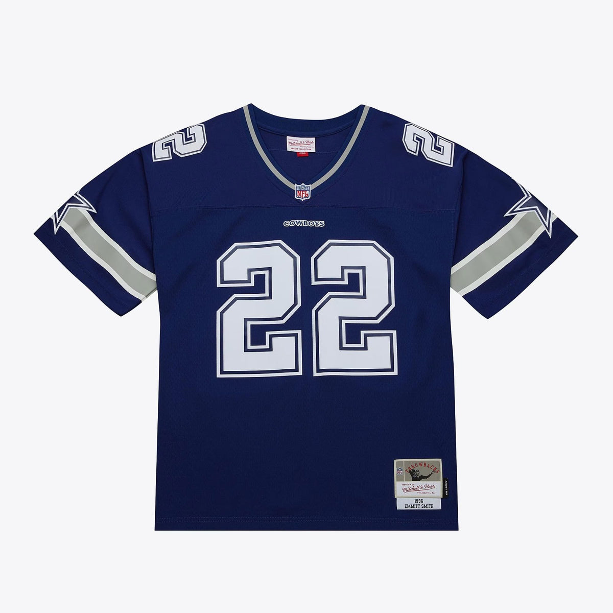 Mitchell & Ness Emmitt Smith Navy Dallas Cowboys 1996 NFL Jersey / RRP £165