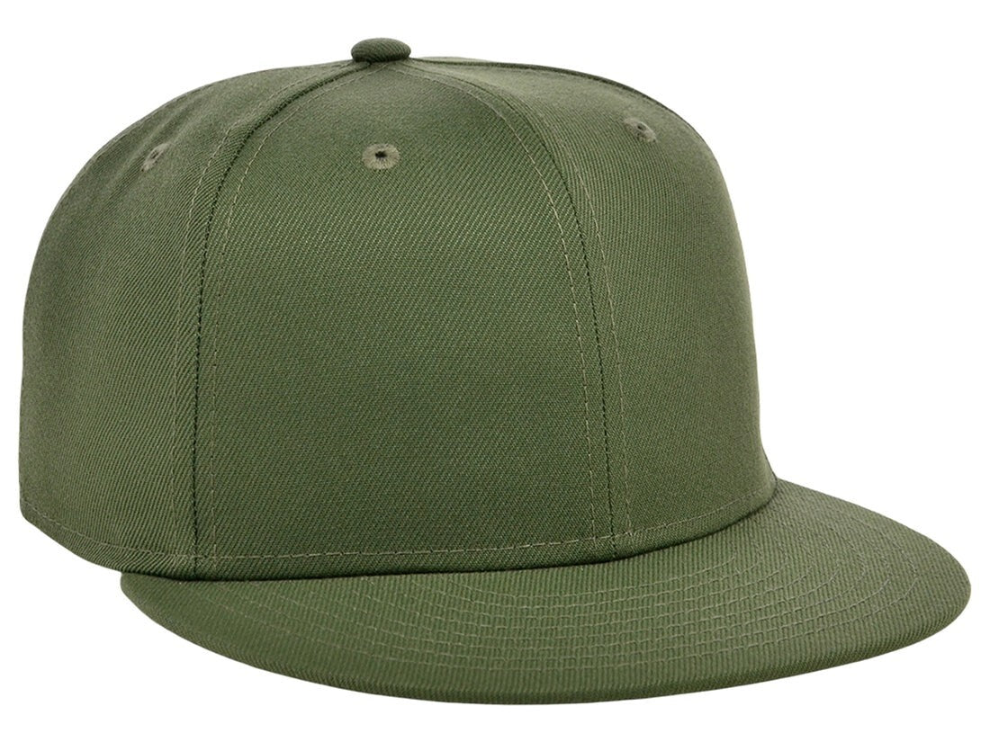 Unisex Plain Full Court Fitted UV Hat / Olive/Camo / RRP £25