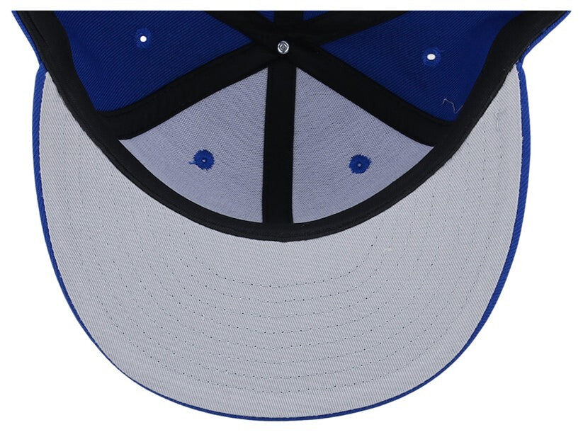 Unisex Plain Dime Snapback Hat / Royal Blue / £22