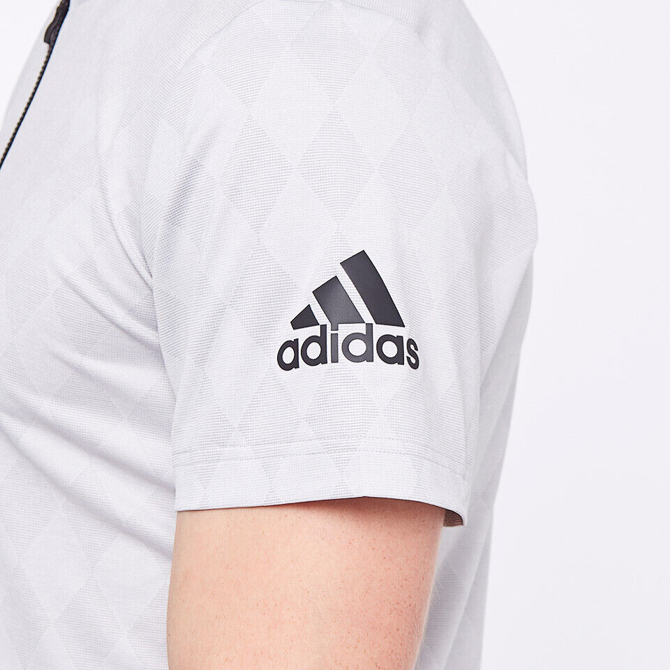 Adidas Men's Barricade Tennis, Golf, Polo Shirt / Light Grey / RRP £60