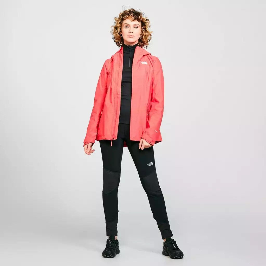 THE NORTH FACE WOMENS / NEVERO RAIN JACKET / RADIANT ORANGE / M / RRP £140