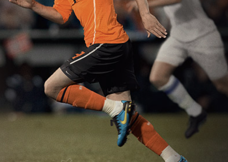 Nike Netherlands Home Orange Football Socks / World Cup 2010 / Orange / RRP £15