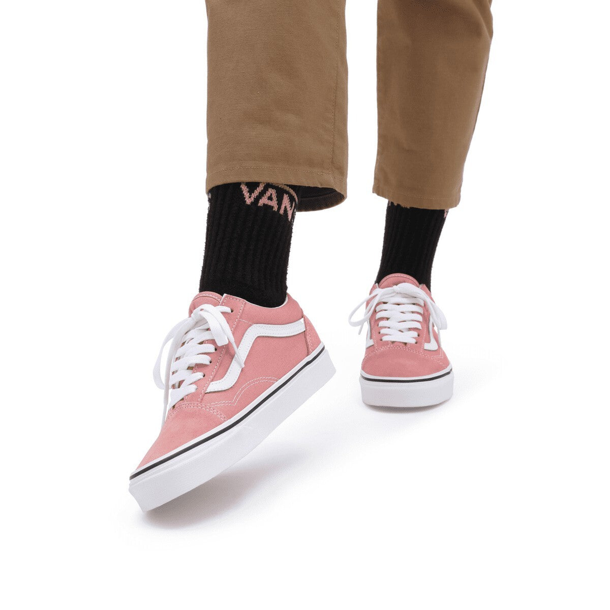 Vans Unisex Old Skool Trainers / Rose White / RRP £65