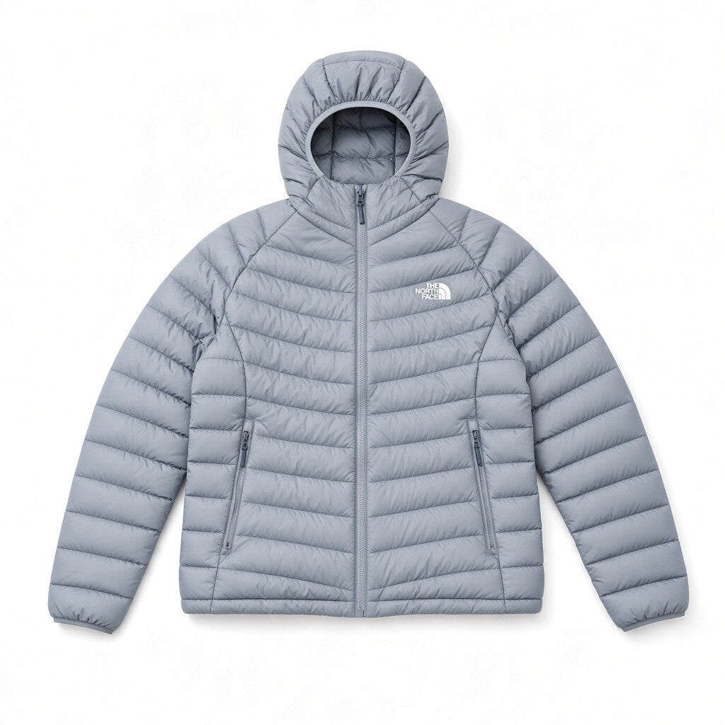 The North Face Women's Lightweight Hooded Puffer / Lavender Blue