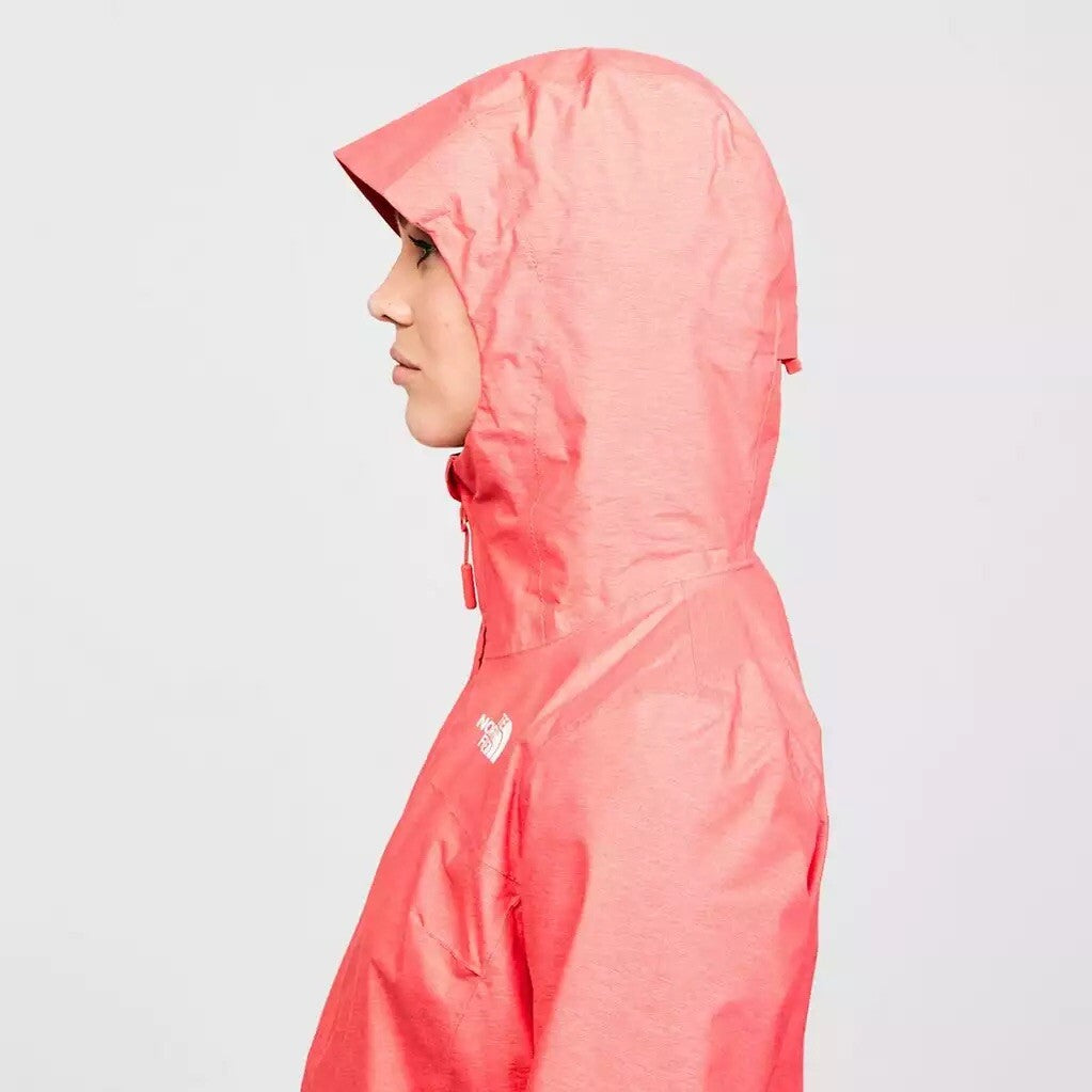 THE NORTH FACE WOMENS / NEVERO RAIN JACKET / RADIANT ORANGE / M / RRP £140