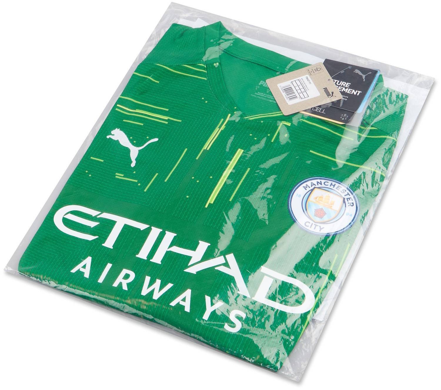 Puma Mens 2021-22 Manchester City Gk Shirt / Green / RRP £69.99