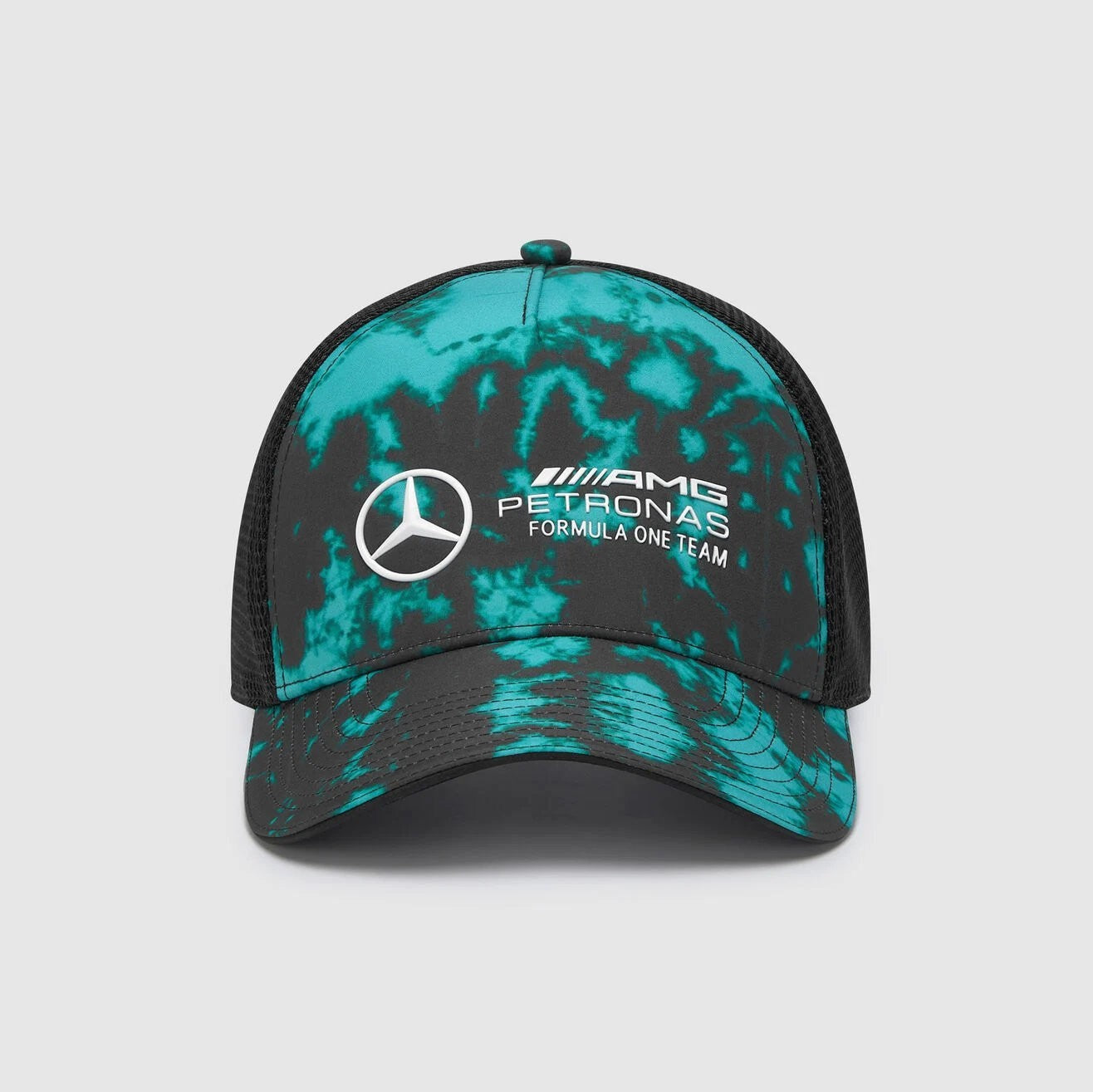Mercedes Adult AMG F1 Seasonal Trucker Cap / Tie Dye / RRP £37