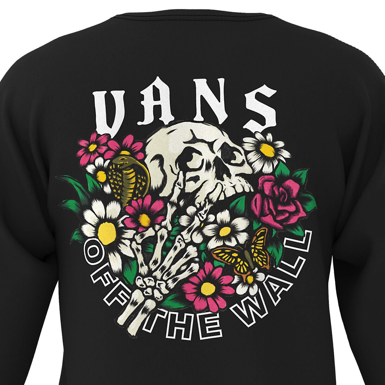 Vans Pushing Up L/S Top / Black / Mens / RRP £30