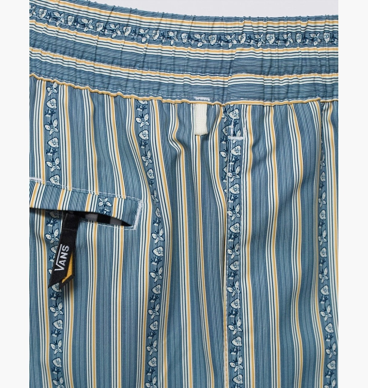 Vans Mens Primary Solid Elastic Boardshort / Blue Stripe / RRP £50