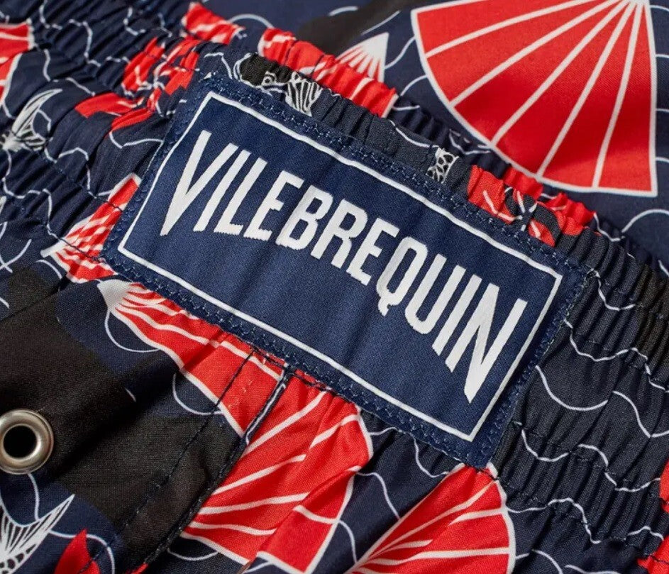 Vilebrequin Swim Shorts / Men’s / Mahina / Hong Kong Navy Red / RRP £185