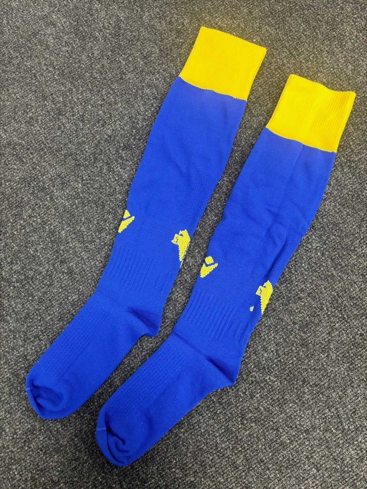 Macron Men's Hellas Verona Home Football Socks / 20-21 / Blue / RRP £15