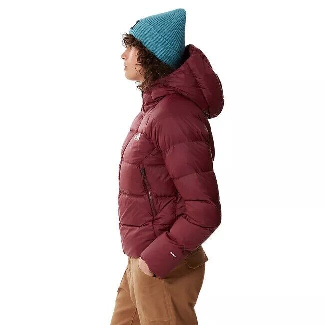 The North Face Womens Hyalite Down Hooded Puffer / Red / RRP £235